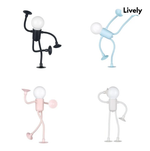 Lámpara LED animada